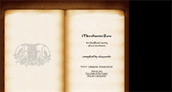 Desktop Screenshot of merchantsrow.org